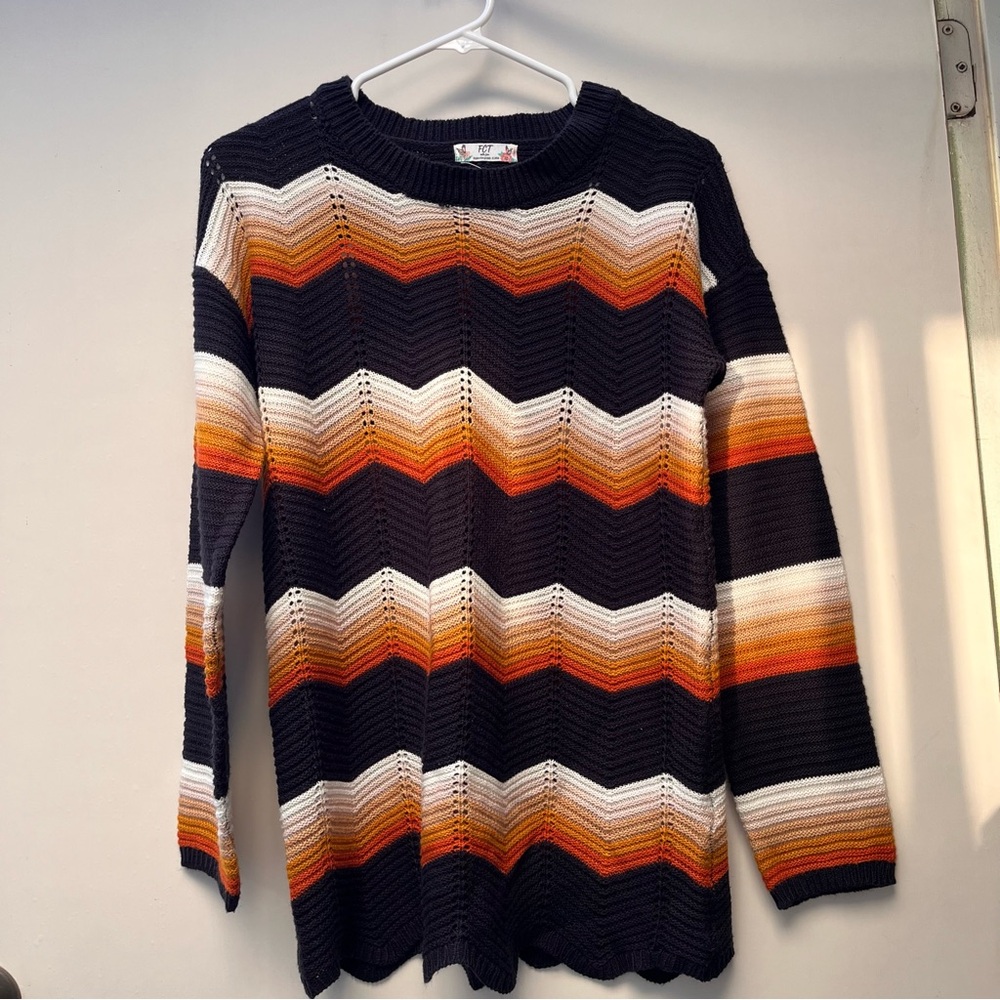 FCT - With Love Knit 🧶 Sweater • NWT • XL in Size • Fall colors 🍂